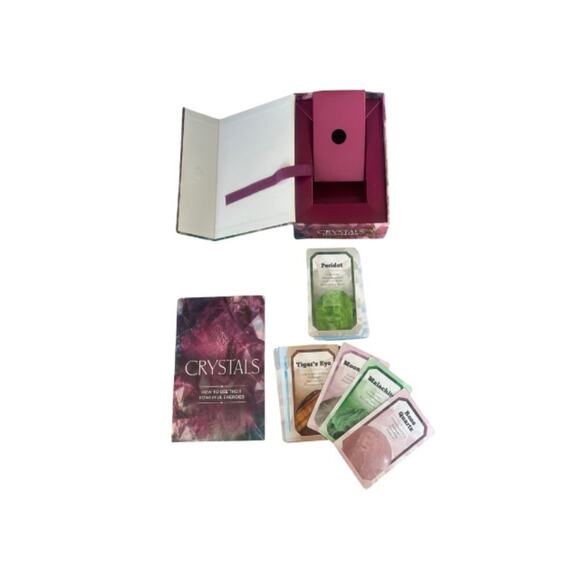 Crystals Book & Card Deck Includes a 52-Card Deck and 160-Page Illustrated Book - Picture 4 of 5